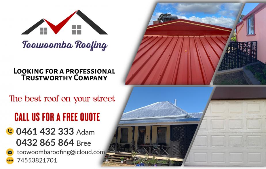 Toowoomba Roofing - 0461 432 333

Roof Cleaning Toowoomba
Roof Painting Toowoomba